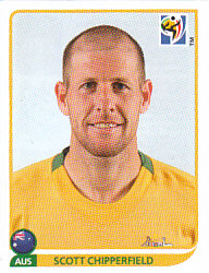 Scott Chipperfield Australia samolepka Panini World Cup 2010 #280